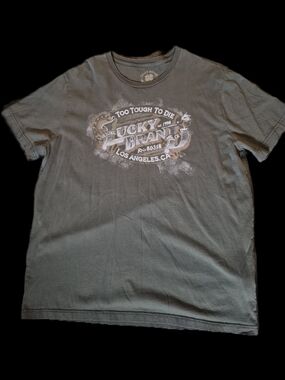 Lucky Brand Men’s Olive Graphic Tee